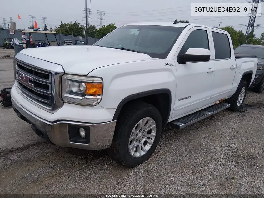 2014 GMC Sierra 1500 Sle VIN: 3GTU2UEC4EG219147 Lot: 45677193