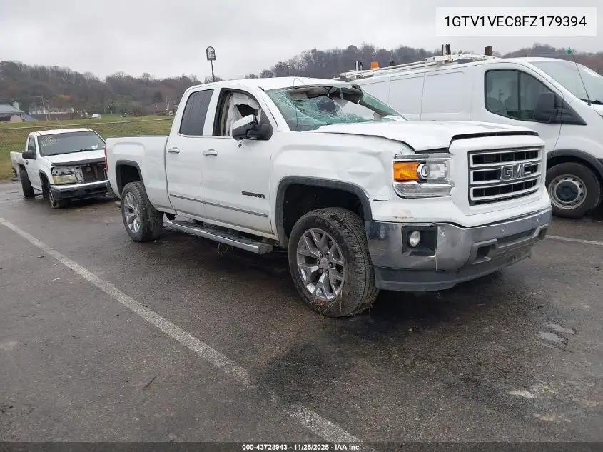 1GTV1VEC8FZ179394 2015 GMC Sierra 1500 Slt
