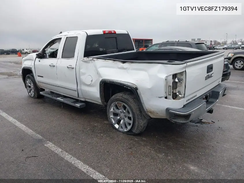 1GTV1VEC8FZ179394 2015 GMC Sierra 1500 Slt