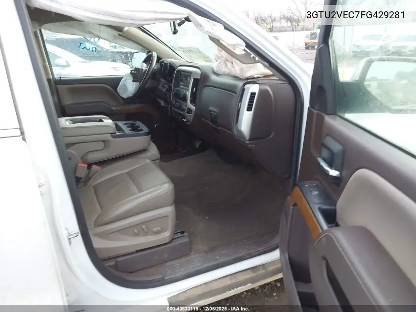 3GTU2VEC7FG429281 2015 GMC Sierra 1500 Slt