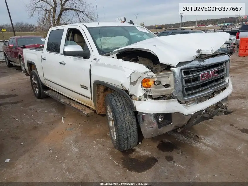 3GTU2VEC9FG377667 2015 GMC Sierra 1500 Slt
