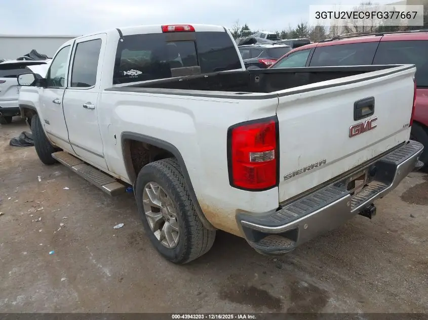 3GTU2VEC9FG377667 2015 GMC Sierra 1500 Slt