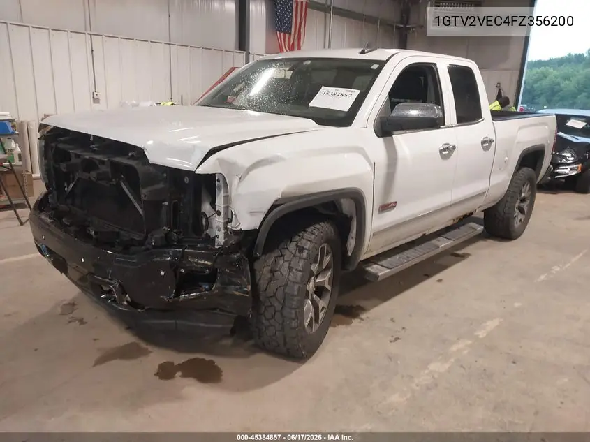 2015 GMC Sierra 1500 Slt VIN: 1GTV2VEC4FZ356200 Lot: 45384857