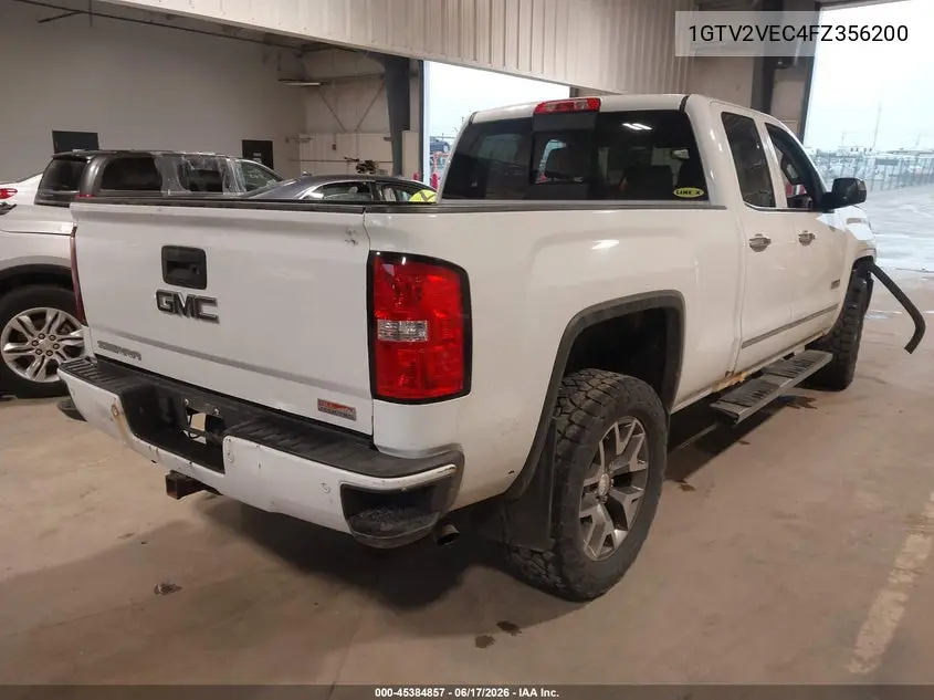 2015 GMC Sierra 1500 Slt VIN: 1GTV2VEC4FZ356200 Lot: 45384857