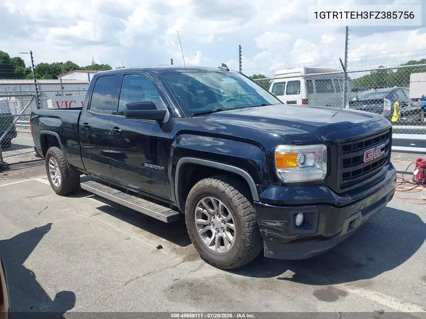 2015 GMC Sierra 1500 VIN: 1GTR1TEH3FZ385756 Lot: 45666111