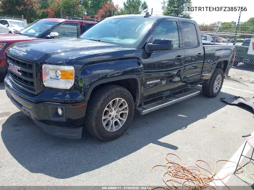 2015 GMC Sierra 1500 VIN: 1GTR1TEH3FZ385756 Lot: 45666111