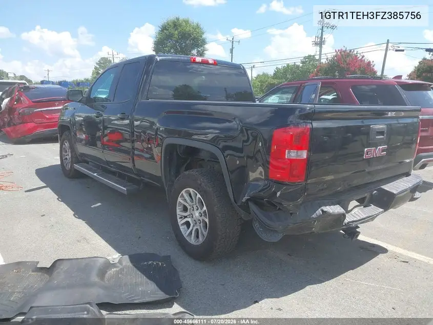 2015 GMC Sierra 1500 VIN: 1GTR1TEH3FZ385756 Lot: 45666111