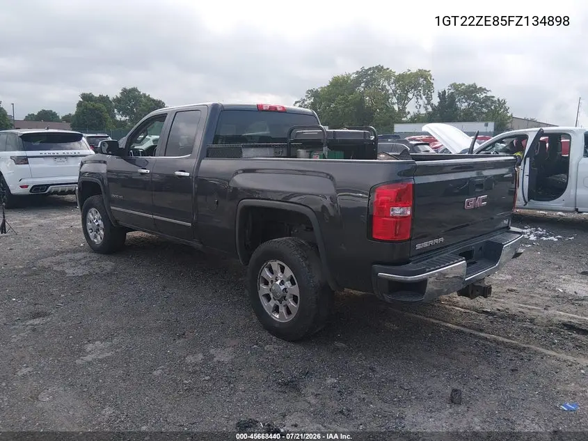 2015 GMC Sierra 2500Hd Slt VIN: 1GT22ZE85FZ134898 Lot: 45668440