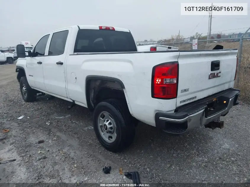 1GT12REG4GF161709 2016 GMC Sierra 2500Hd