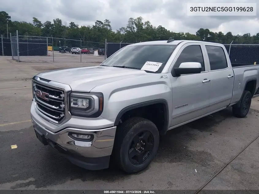 2016 GMC Sierra 1500 Slt VIN: 3GTU2NEC5GG199628 Lot: 45611044