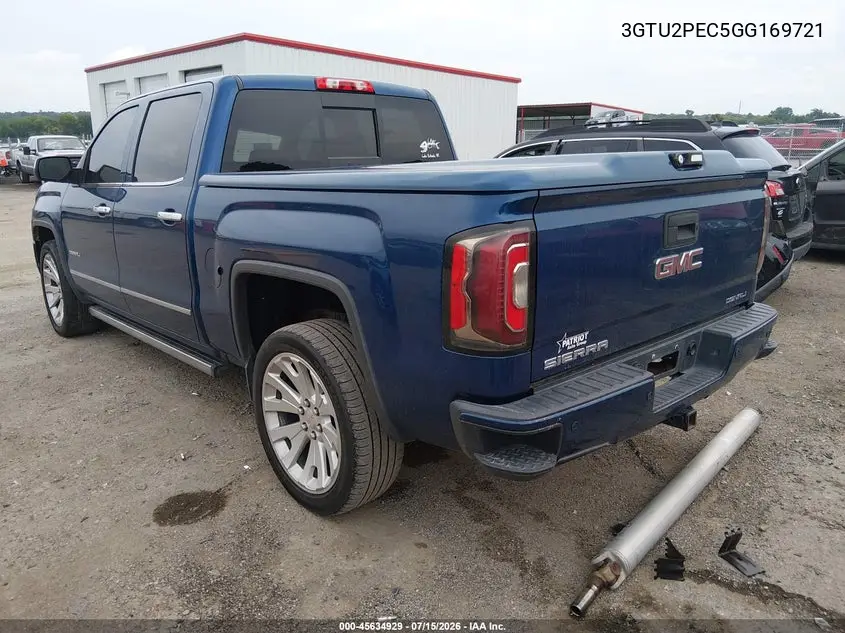 2016 GMC Sierra 1500 Denali VIN: 3GTU2PEC5GG169721 Lot: 45634929
