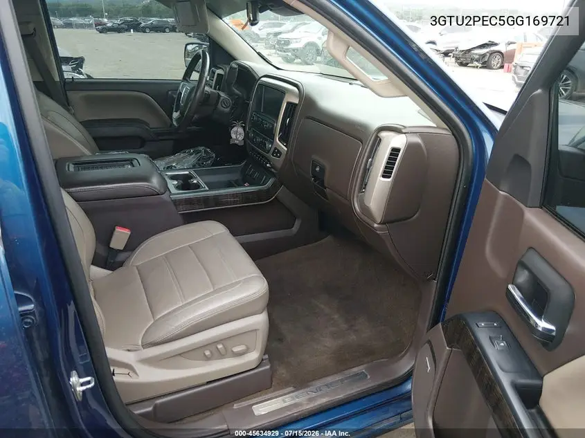 2016 GMC Sierra 1500 Denali VIN: 3GTU2PEC5GG169721 Lot: 45634929