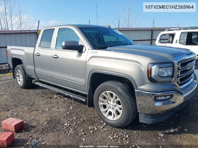 1GTV2MEC1HZ265964 2017 GMC Sierra 1500 Sle