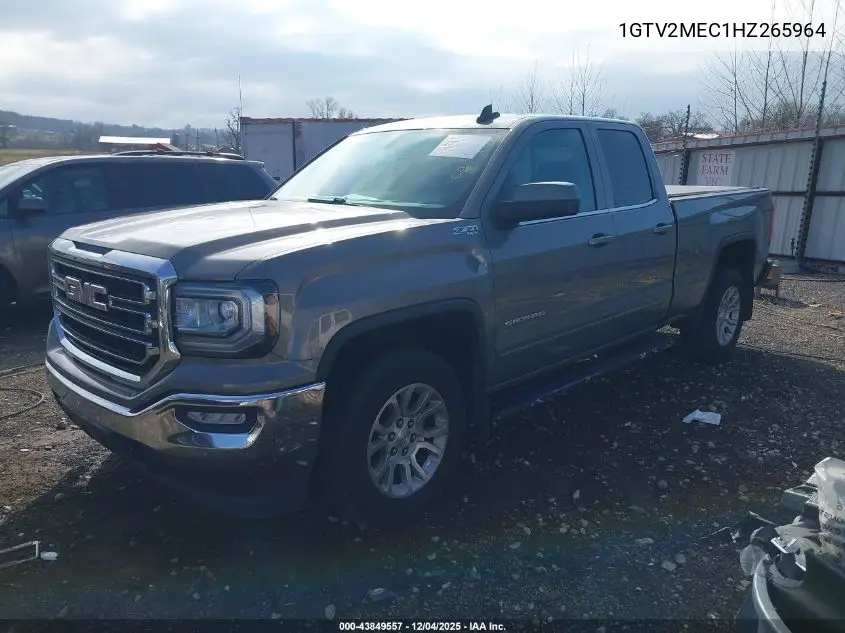 1GTV2MEC1HZ265964 2017 GMC Sierra 1500 Sle