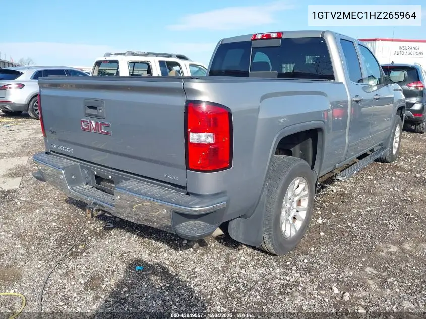 1GTV2MEC1HZ265964 2017 GMC Sierra 1500 Sle