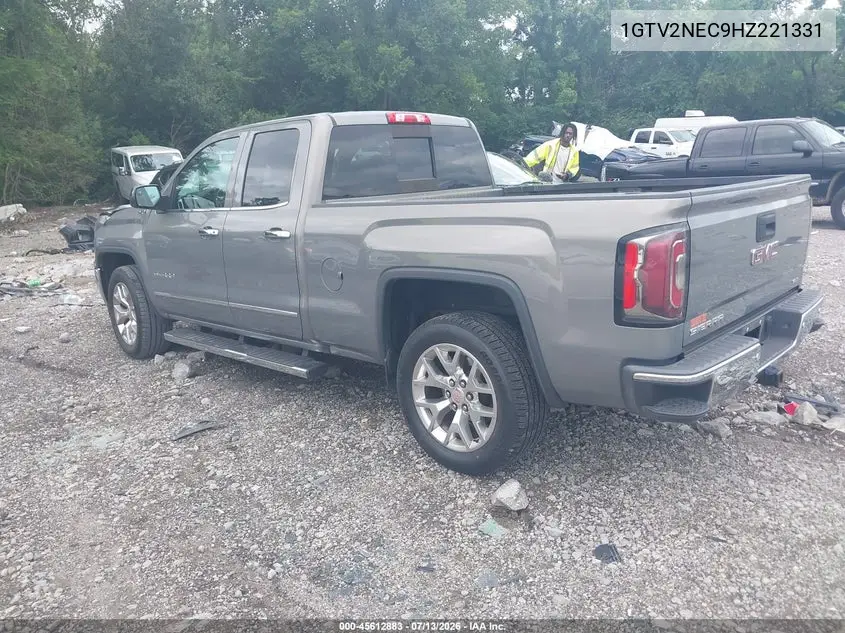2017 GMC Sierra 1500 Slt VIN: 1GTV2NEC9HZ221331 Lot: 45612883
