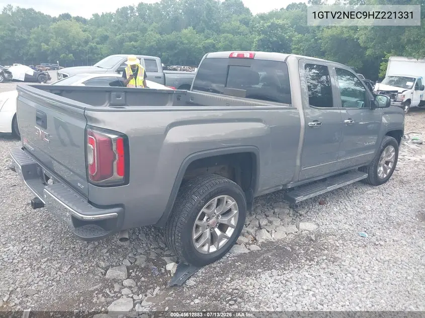 2017 GMC Sierra 1500 Slt VIN: 1GTV2NEC9HZ221331 Lot: 45612883