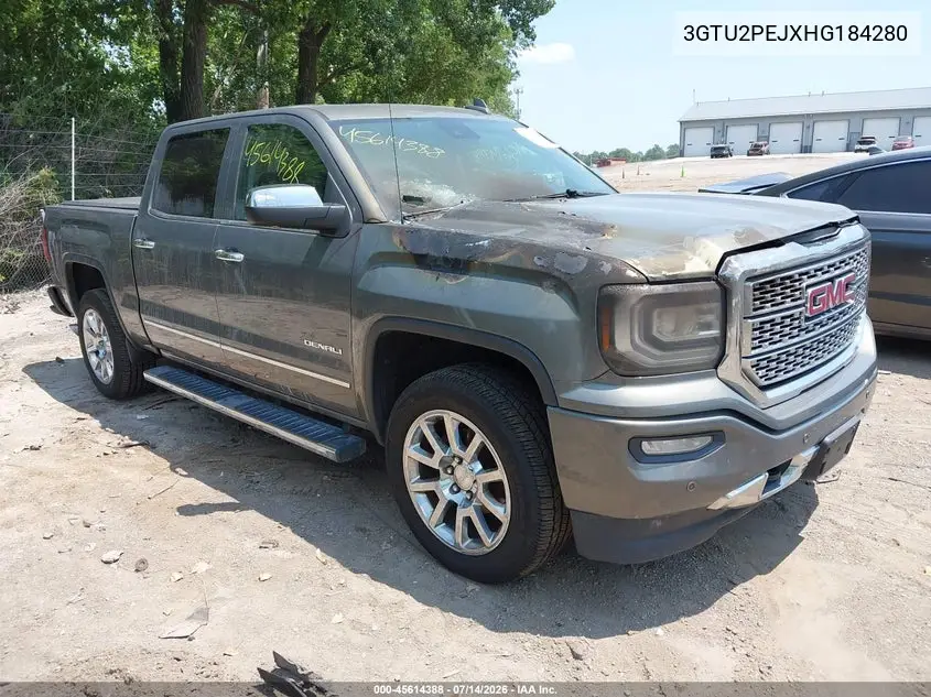 2017 GMC Sierra 1500 Denali VIN: 3GTU2PEJXHG184280 Lot: 45614388