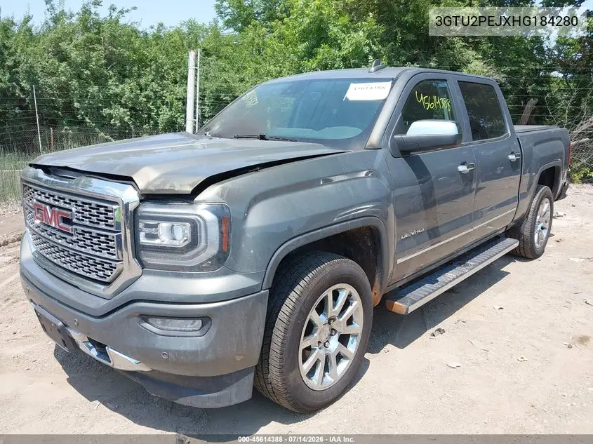 2017 GMC Sierra 1500 Denali VIN: 3GTU2PEJXHG184280 Lot: 45614388
