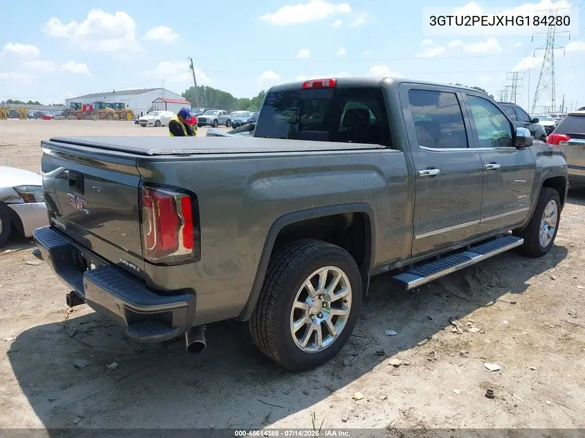 2017 GMC Sierra 1500 Denali VIN: 3GTU2PEJXHG184280 Lot: 45614388