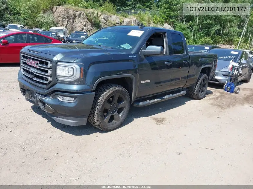 2017 GMC Sierra 1500 VIN: 1GTV2LEC7HZ201177 Lot: 45625465
