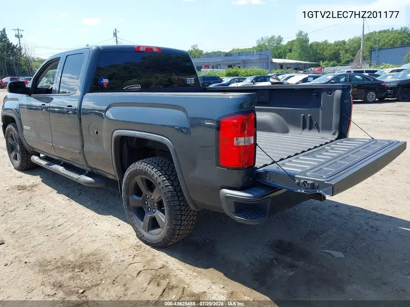 2017 GMC Sierra 1500 VIN: 1GTV2LEC7HZ201177 Lot: 45625465
