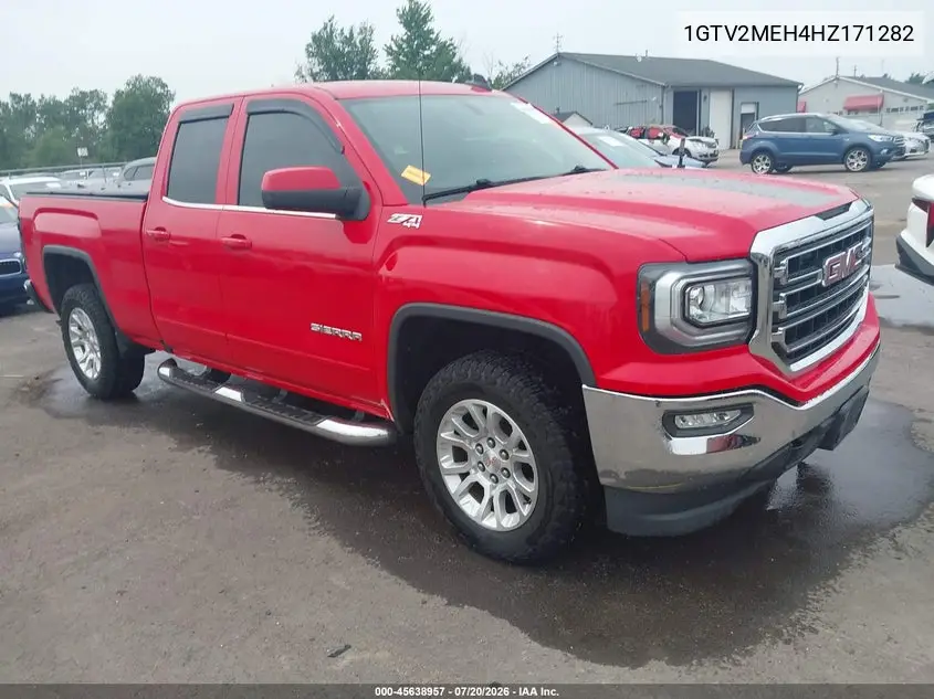 2017 GMC Sierra 1500 Sle VIN: 1GTV2MEH4HZ171282 Lot: 45638957