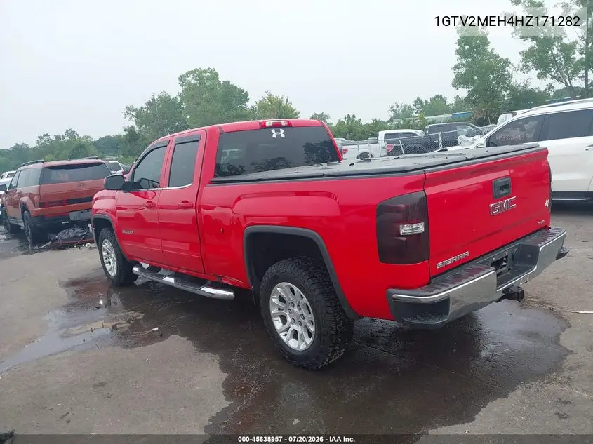 2017 GMC Sierra 1500 Sle VIN: 1GTV2MEH4HZ171282 Lot: 45638957