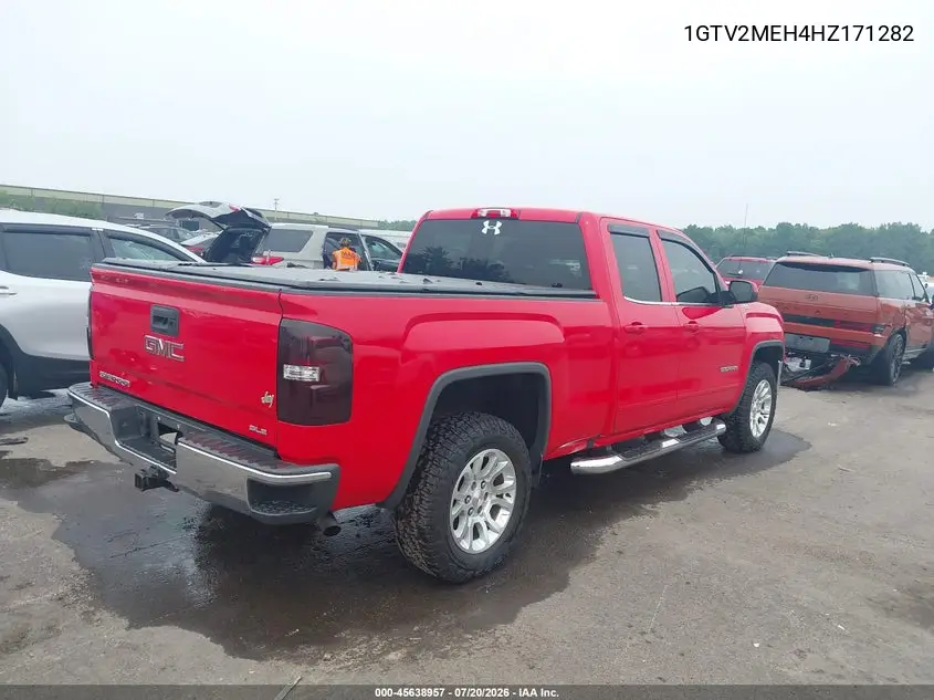 2017 GMC Sierra 1500 Sle VIN: 1GTV2MEH4HZ171282 Lot: 45638957