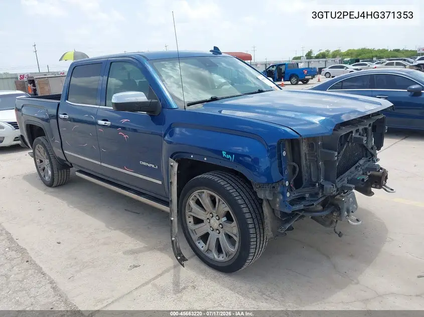 2017 GMC Sierra 1500 Denali VIN: 3GTU2PEJ4HG371353 Lot: 45663220