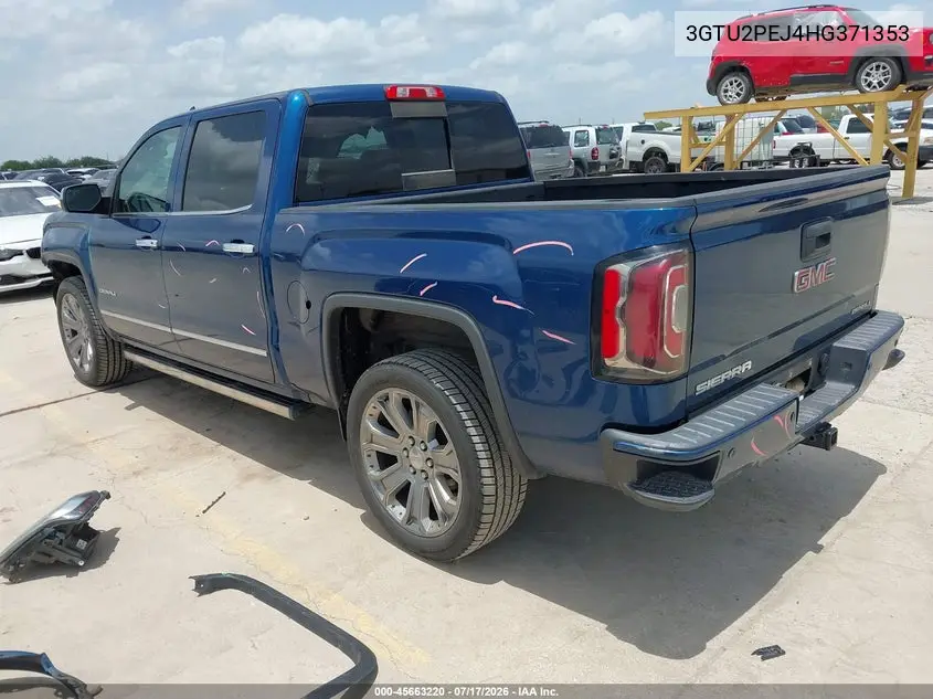 2017 GMC Sierra 1500 Denali VIN: 3GTU2PEJ4HG371353 Lot: 45663220