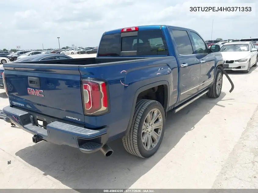 2017 GMC Sierra 1500 Denali VIN: 3GTU2PEJ4HG371353 Lot: 45663220