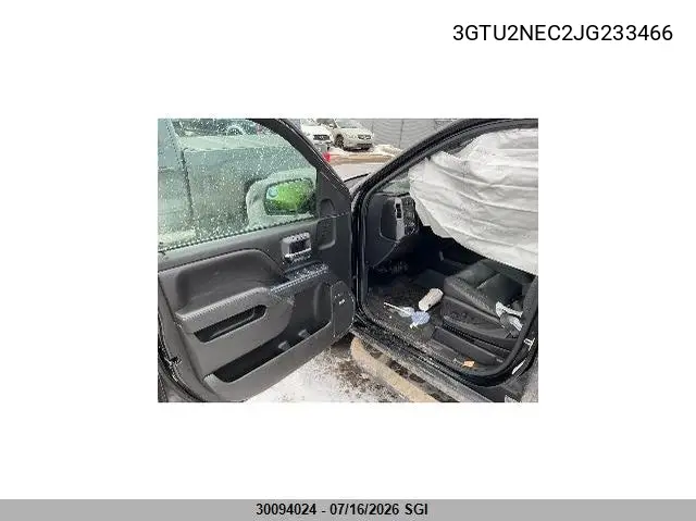 2018 GMC Sierra K1500 Slt VIN: 3GTU2NEC2JG233466 Lot: 30094024