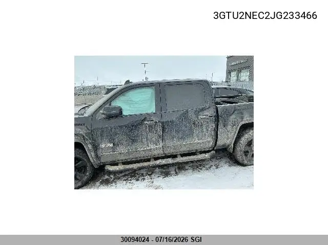 2018 GMC Sierra K1500 Slt VIN: 3GTU2NEC2JG233466 Lot: 30094024