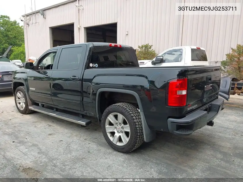 2018 GMC Sierra 1500 Sle VIN: 3GTU2MEC9JG253711 Lot: 45595301