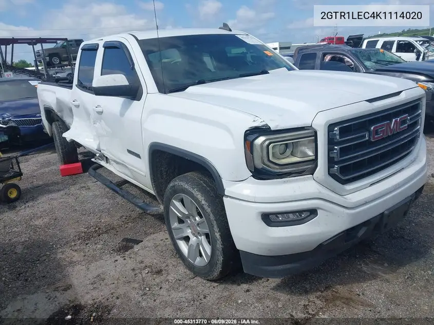 2019 GMC Sierra 1500 Limited VIN: 2GTR1LEC4K1114020 Lot: 45313770