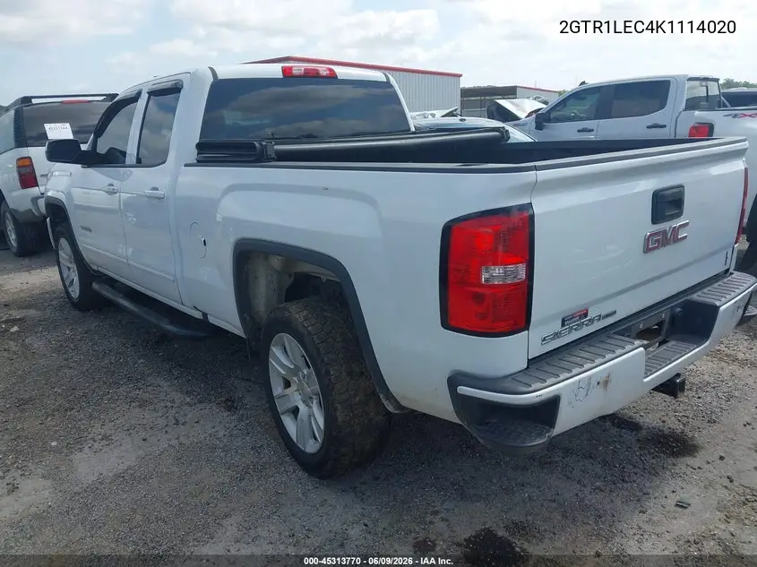 2019 GMC Sierra 1500 Limited VIN: 2GTR1LEC4K1114020 Lot: 45313770
