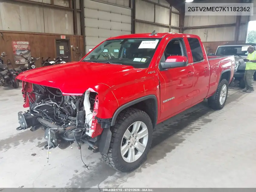 2019 GMC Sierra 1500 Limited Sle VIN: 2GTV2MEC7K1182362 Lot: 45661715