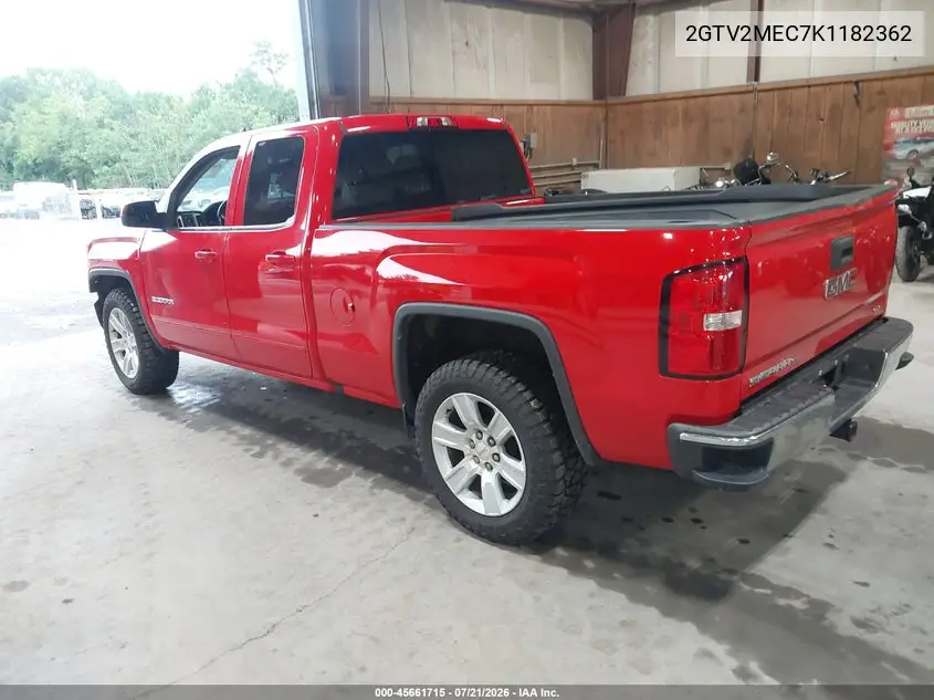 2019 GMC Sierra 1500 Limited Sle VIN: 2GTV2MEC7K1182362 Lot: 45661715