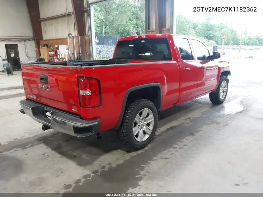 2019 GMC Sierra 1500 Limited Sle VIN: 2GTV2MEC7K1182362 Lot: 45661715