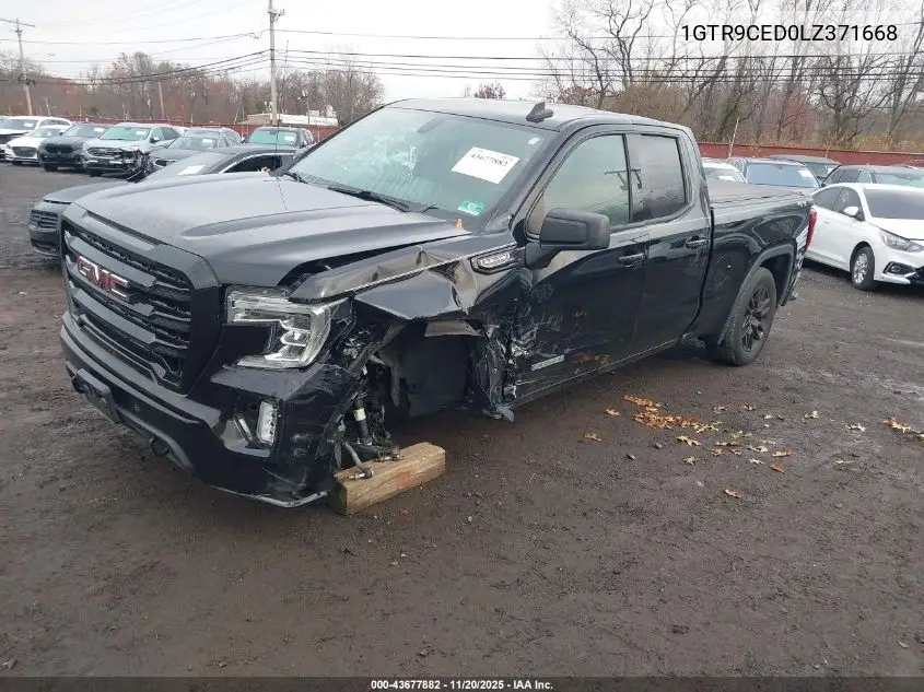 1GTR9CED0LZ371668 2020 GMC Sierra 1500 4Wd Standard Box Elevation