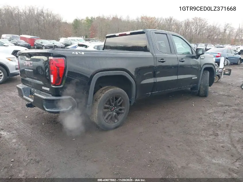 1GTR9CED0LZ371668 2020 GMC Sierra 1500 4Wd Standard Box Elevation