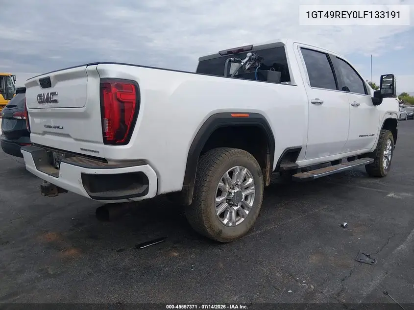 2020 GMC Sierra 2500Hd Denali VIN: 1GT49REY0LF133191 Lot: 45557371
