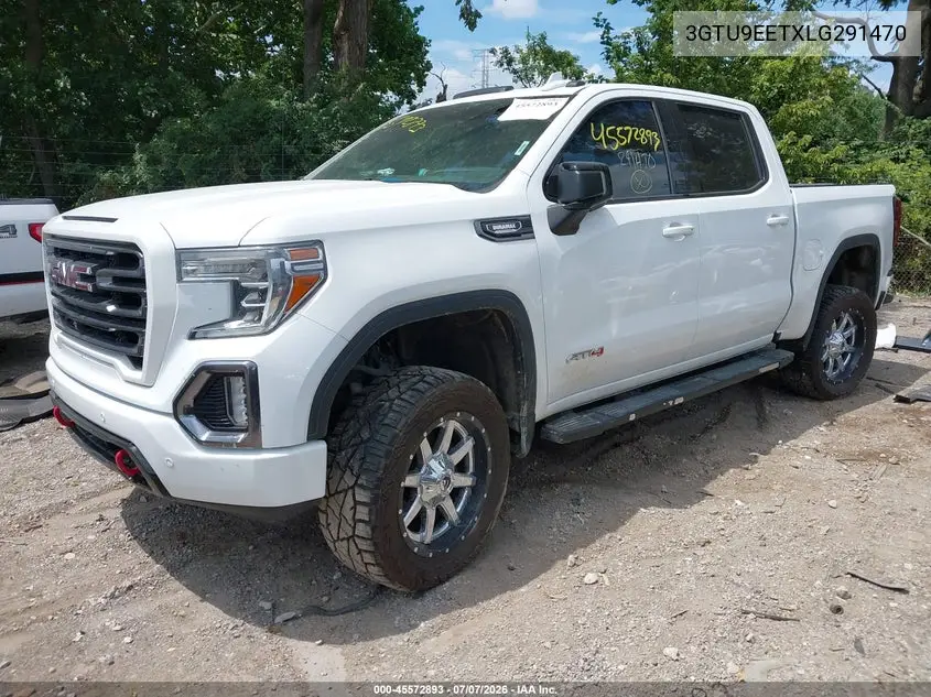 2020 GMC Sierra 1500 VIN: 3GTU9EETXLG291470 Lot: 45572893