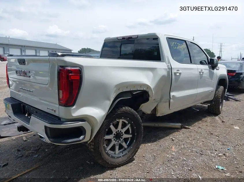 2020 GMC Sierra 1500 VIN: 3GTU9EETXLG291470 Lot: 45572893