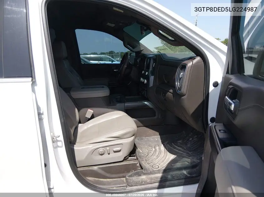 2020 GMC Sierra 1500 2Wd Short Box Slt VIN: 3GTP8DED5LG224987 Lot: 45666007