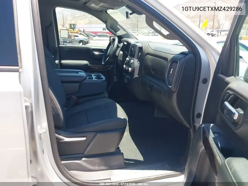2021 GMC Sierra 1500 4Wd Standard Box Elevation VIN: 1GTU9CETXMZ429286 Lot: 45511918