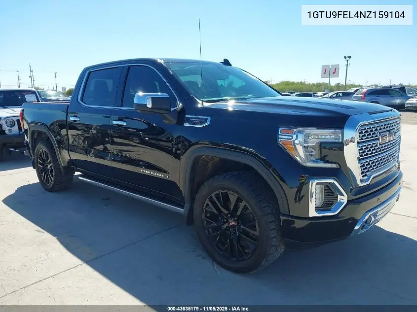 1GTU9FEL4NZ159104 2022 GMC Sierra 1500 Limited 4Wd Short Box Denali