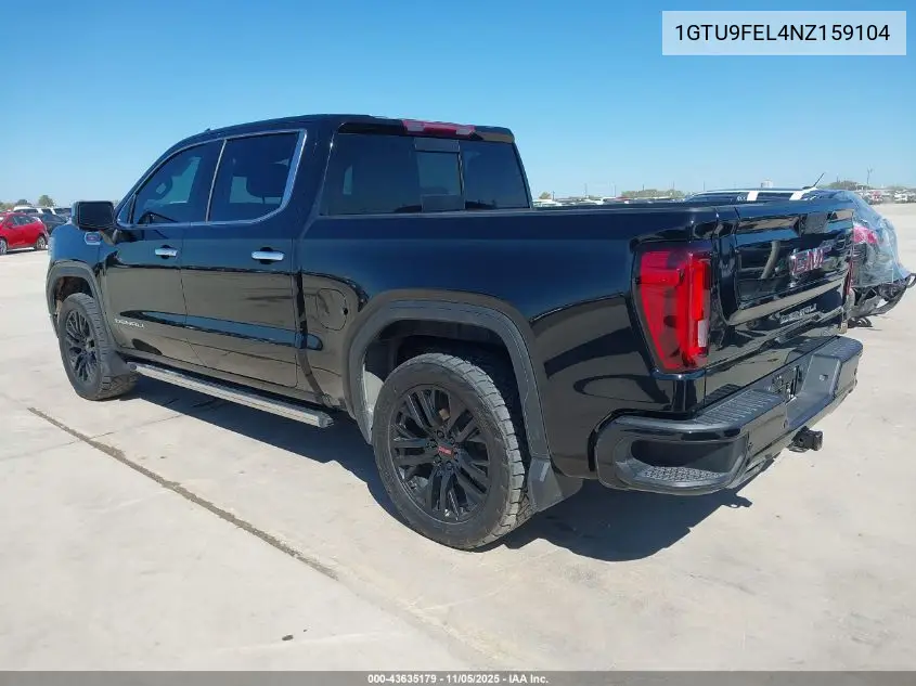 1GTU9FEL4NZ159104 2022 GMC Sierra 1500 Limited 4Wd Short Box Denali