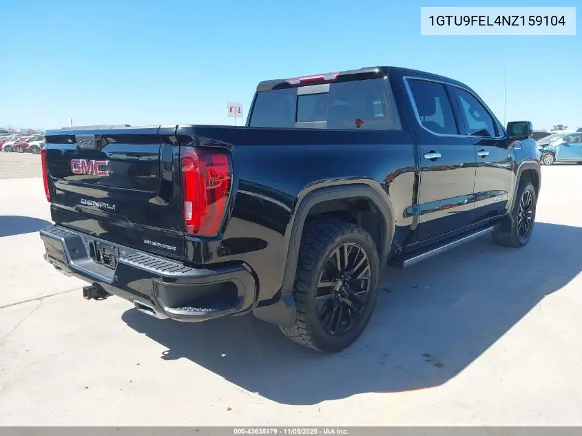 1GTU9FEL4NZ159104 2022 GMC Sierra 1500 Limited 4Wd Short Box Denali